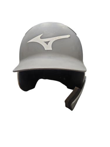Used Mizuno GRAY WITH JAW GUARD Batting Helmet w/Mask None SM 11850-S000024438