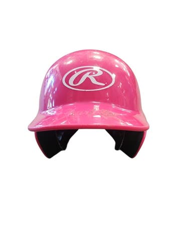 Used Rawlings PINK HELMET Batting Helmet No Mask Pink SM 11850-S000024554