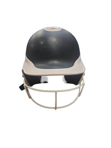 Used RIP-IT SOFTBALL HELMET Batting Helmet w/Mask Black MD 11850-S000025629