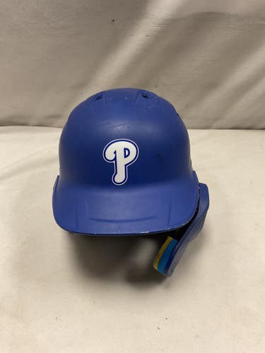 Used Rawlings 6 3/8 - 7 1/8 Batting Helmet No Mask Royal Blue One Size 11490-S000277697