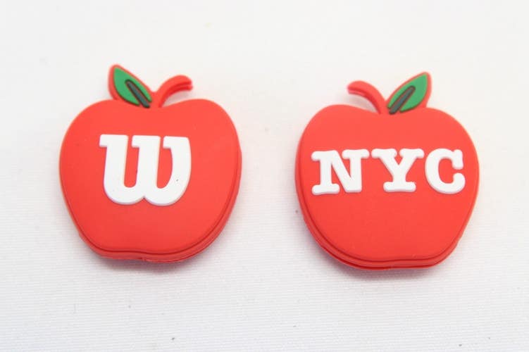 *NEW* 2X WILSON "BIG APPLE / NYC" US OPEN TENNIS RACQUET VIBRATION DAMPENERS
