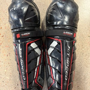 Senior CCM JetSpeed FT390 Shin Pads 15" (Used)