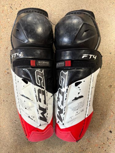 Junior CCM JetSpeed FT4 Shin Pads 13" (Used)
