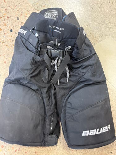 Black Junior XL Bauer Nexus N9000 Hockey Pants (Used)