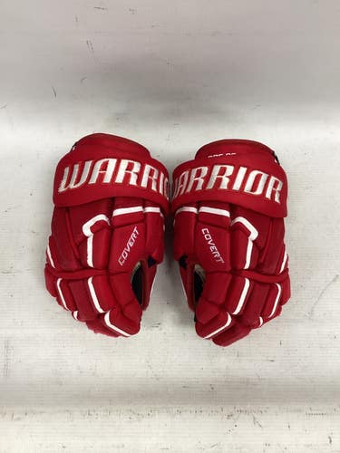 Used Warrior COVERT QR5 20 Junior Gloves Red 10" 11851-S000053628