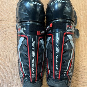 Junior CCM JetSpeed FT390 Shin Pads 13" (Used)