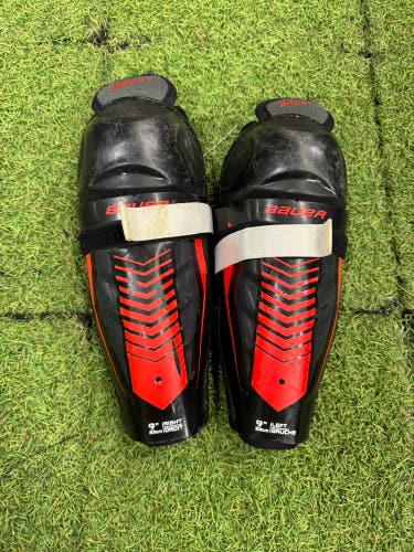 Youth Bauer Lil Sport Shin Pads 9" (Used)