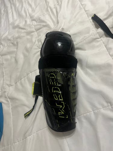 Junior CCM Tacks XF80 12" Shin Pads (Used) Good Condition