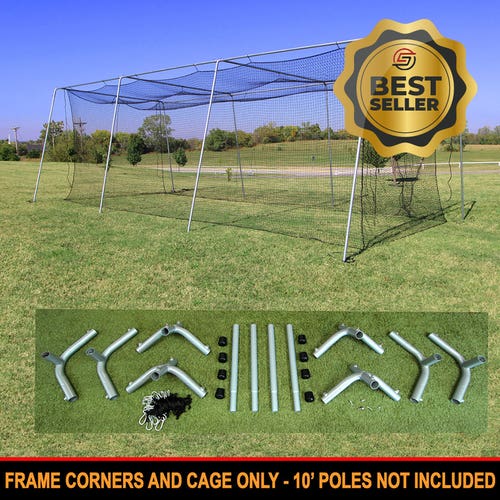 Cimarron 30x12x10 #24 Batting Cage & Frame Corners