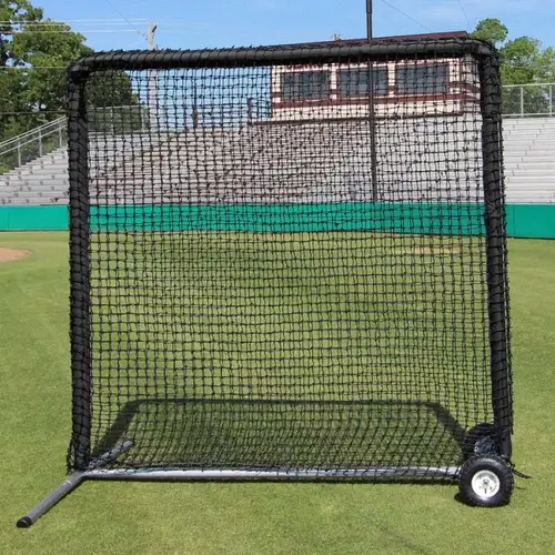 Cimarron 7x7 #84 Premier Fielder Net and Frame with Wheels and Padding