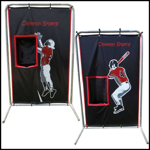 Cimarron 2-Sport Catcher Vinyl Backstop with Frame