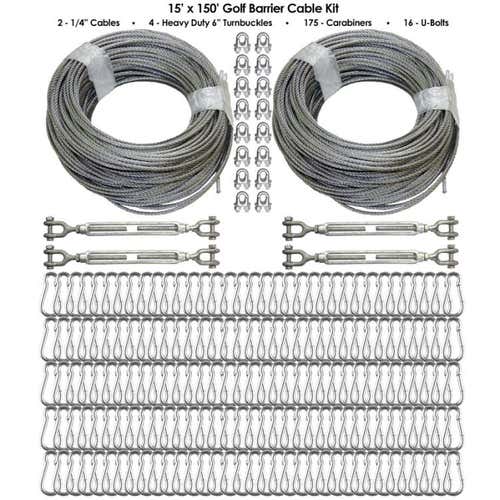 Cimarron Golf Barrier Netting Cable Kit 15x150