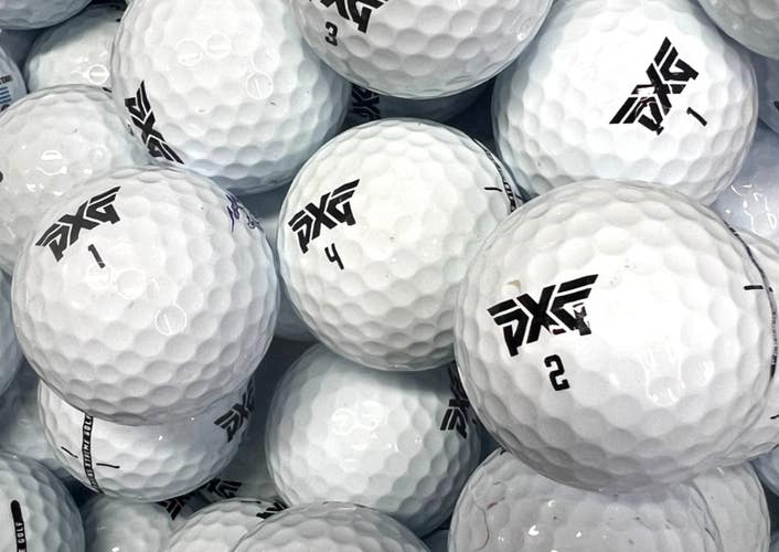 24 Near Mint AAAA White Parsons Extreme PXG Used Golf Balls