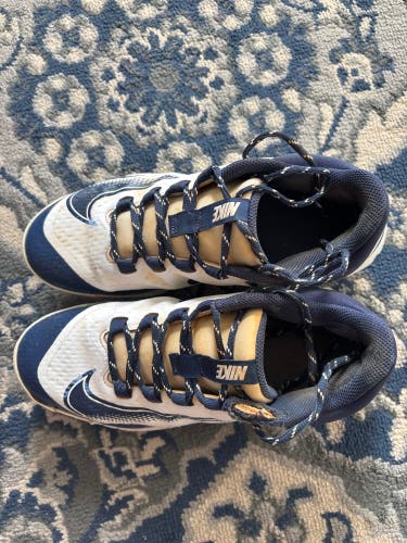 Blue Kid's 7Y (Big Kids / Youth) Youth Nike Nike alpha huarache elite 4 Low Top Metal (Used)