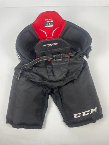 Used Junior Large CCM JetSpeed FT485 Hockey Pants - Black