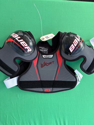 Large Youth Bauer Lil Sport Shoulder Pads (Used)