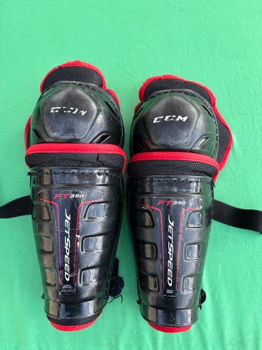 Youth CCM JetSpeed FT350 Shin Pads 9" (Used)