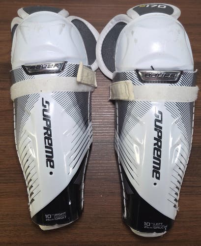 Bauer Supreme S170 Youth Hockey Shin Guards 10"