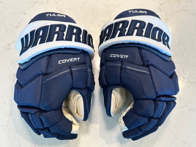 Tulsa Oilers Warrior 13” Pro Stock Covert Pro Gloves 4231 HTX