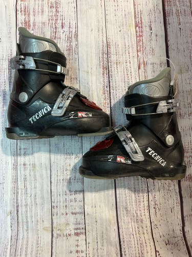 Kid's Tecnica RJ All Mountain Ski Boots Mondo 18-18.5 228mm(Used)