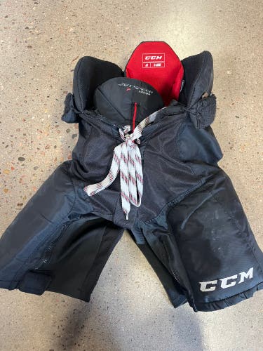 Black Junior XL CCM JetSpeed FT370LE Hockey Pants (Used)