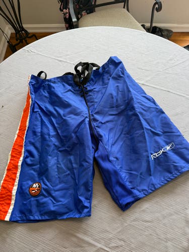 New York Islanders - Team Issued: Blue Large Reebok MPP10.SP Pant Shell Pro Stock 34-36" (New)