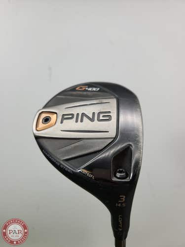 2018 PING G400 3 WOOD 14.5* REG ALTA CB 65-R GOOD