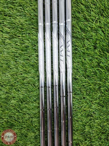 TRUE TEMPER TRUE TEMPER AMT WHITE IRON SHAFT SET STIFF 105-120G .355 TIP VERYGOO