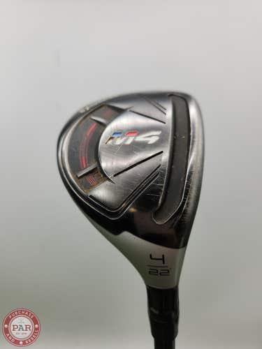 2018 TAYLORMADE M4 4 HYBRID 22* REG MITSU C6 SERIES 60 +HC GOOD