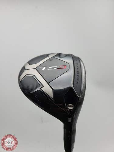 2019 TITLEIST TS3 3 WOOD 15* XSTIFF FUJI MOTORE SPEEDER VC 8.2 TOUR SPEC GOOD