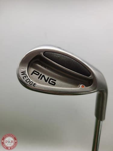 PING IWEDGE LOB WEDGE 60* STIFF STEEL 34.75" (ORANGE DOT) GOOD
