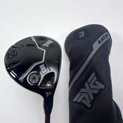 PXG 0311 Black OPS 3 Fairway Wood 15* Denali Red 5.5 60g Regular RH HC