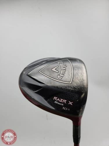 2011 CALLAWAY RAZR X BLACK DRIVER 10.5* REG FUJI MOTORE F8 60-R GOOD