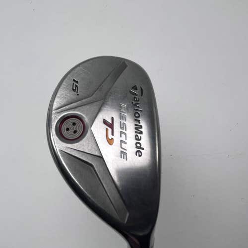 TaylorMade Rescue TP 1 Hybrid 15* REAX TP 85g Stiff Graphite Mens RH