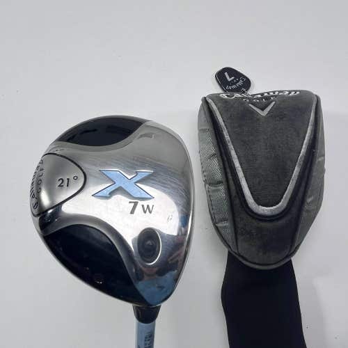 Callaway X 7 Fairway Wood 21* Fujikura Gems UltraLight 55g Ladies RH