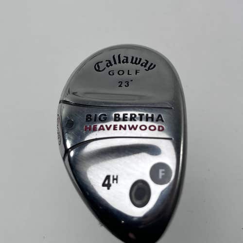 Callaway Big Bertha Heavenwood 4 Hybrid 23* RCH 75w Firm Graphite Mens RH