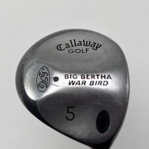 Callaway Big Bertha Warbird 5 Fairway Wood 18* RCH 96 96g Firm Graphite Mens RH