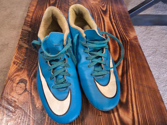 Blue Size M 8.5 (W 9.5) Adult Nike Molded Cleats Cleats (Used)