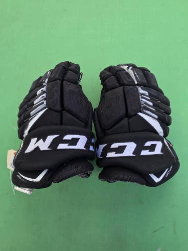 Black Senior CCM JetSpeed FT4 Gloves 13"