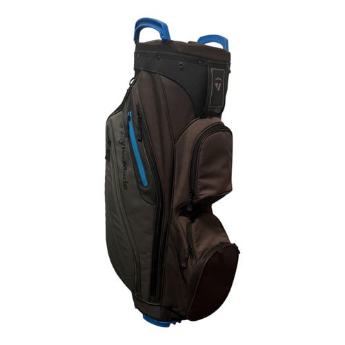 14 Way TaylorMade Cart Bag Grey/Blue (Used)