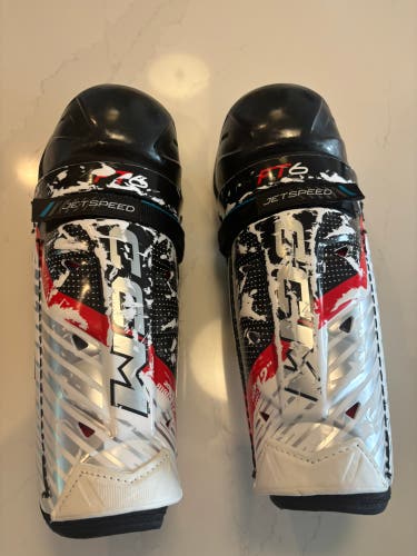 Junior CCM JetSpeed FT6 12" Shin Pads (Used)