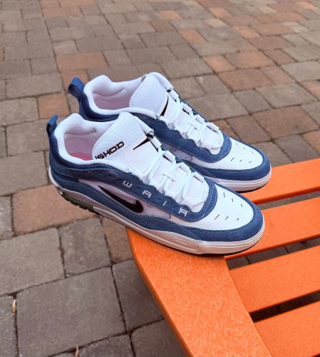 Men’s Nike SB Air Max Ishod Wair Pro Model Skateboard Sneakers - Star Blue SZ 12