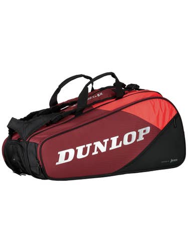 Dunlop Sports CX Performance 8 Racquet Bag, Red/Black