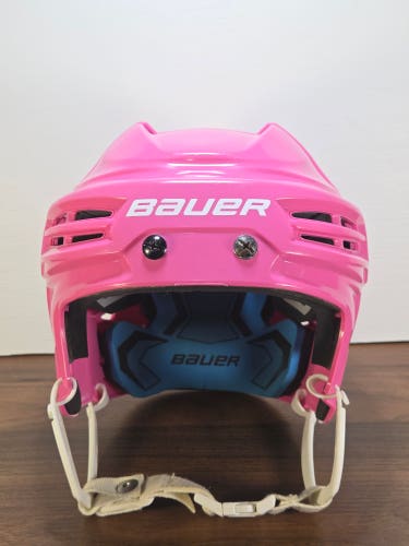 Pink Bauer Prodigy Youth Hockey Helmet, Size 6–6⅝