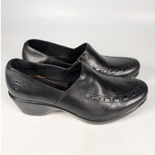 Ariat Women Black Leather Slip On Wedge Shoes 21160 Size 8B