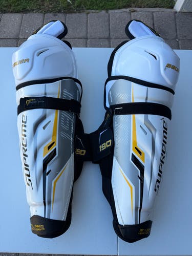 Senior Bauer Supreme 190 15" Shin Pads (Used)