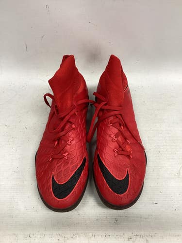 Used Nike Soccer Indoor Shoes Red Senior 8.5 11851-S000053323