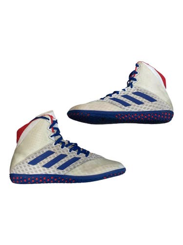 Used Adidas Wrestling Shoes White Senior 7 11873-C000250120