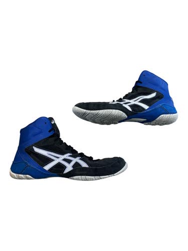 Used Asics Wrestling Shoes Royal Blue Senior 9.5 11873-C000250121