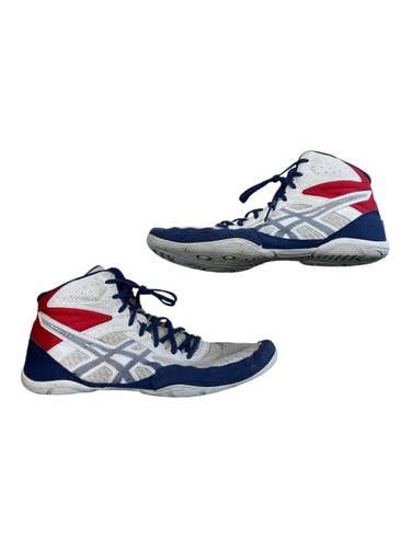 Used Asics MATFLEX Wrestling Shoes Navy Blue Senior 10 11873-C000250127